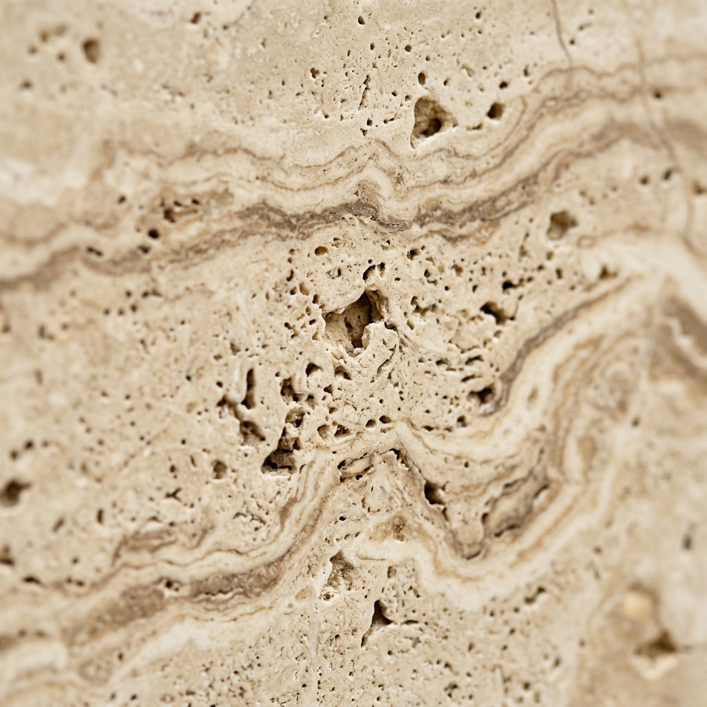 Honed Italian Travertine Limestone Swatch
